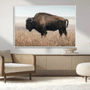 Rustic Bison Decor Wall Art Canvas Print – Framed Buffalo by MyGreatCanvas | Canvas Wall Art Prints | Photo Prints & Wall Decor