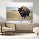 Bison Wall Art Canvas Print – Framed Buffalo Canvas Picture by MyGreatCanvas | Canvas Wall Art Prints | Photo Prints & Wall Decor