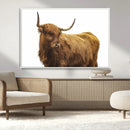 Highland Cow Wall Art Canvas Print – Framed Farmhouse Rustic by MyGreatCanvas | Canvas Wall Art Prints | Photo Prints & Wall Decor