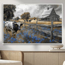 Longhorn Wall Art Canvas Print – Framed Texas Canvas Picture by MyGreatCanvas | Canvas Wall Art Prints | Photo Prints & Wall Decor