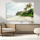 Relaxing Beach Wall Art Canvas Print – Framed Ocean View