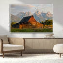 Rustic Barn Wall Art Canvas Print – Framed Western Landscape by MyGreatCanvas | Canvas Wall Art Prints | Photo Prints & Wall Decor