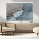 Ocean Waves Wall Art Canvas Print – Framed Coastal Serenity