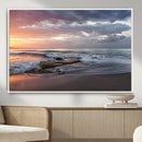 Ocean Sunset Wall Art Canvas Print – Framed Serene Coastal by MyGreatCanvas | Canvas Wall Art Prints | Photo Prints & Wall Decor