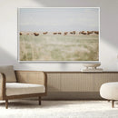Bison Herd Wall Art Canvas Print – Framed Western Landscape by MyGreatCanvas | Canvas Wall Art Prints | Photo Prints & Wall Decor