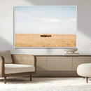 Bison Grassland Wall Art – Framed Minimal Nature Canvas by MyGreatCanvas | Canvas Wall Art Prints | Photo Prints & Wall Decor