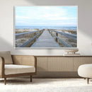 Beach Boardwalk Wall Art Canvas Print – Framed Coastal by MyGreatCanvas | Canvas Wall Art Prints | Photo Prints & Wall Decor