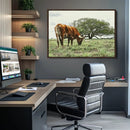 Texas Longhorn Wall Art Canvas Print – Rustic Western Ranch by MyGreatCanvas | Canvas Wall Art Prints | Photo Prints & Wall Decor