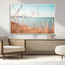 Golden Beach Grass Wall Art Canvas Print – Ocean Breeze Soft by MyGreatCanvas | Canvas Wall Art Prints | Photo Prints & Wall Decor