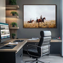 Western Cowboys Wall Art Canvas Print – Rustic Prairie