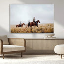 Western Cowboys Wall Art Canvas Print – Framed Rustic by MyGreatCanvas | Canvas Wall Art Prints | Photo Prints & Wall Decor