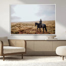 Cowboy Wall Art Canvas Print – Framed Western Ranch Scene by MyGreatCanvas | Canvas Wall Art Prints | Photo Prints & Wall Decor