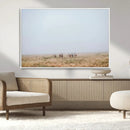 Foggy Plains Wall Art Canvas Print – Framed Horseback Riders by MyGreatCanvas | Canvas Wall Art Prints | Photo Prints & Wall Decor