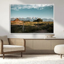 Rustic Farmhouse Wall Art Canvas Print – Framed Mountain by MyGreatCanvas | Canvas Wall Art Prints | Photo Prints & Wall Decor