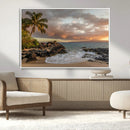 Tropical Beach Wall Art Canvas Print, Vibrant Hawaiian by MyGreatCanvas | Canvas Wall Art Prints | Photo Prints & Wall Decor