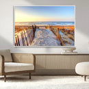 Ocean Sunset Wall Art Canvas Print – Nautical Beach