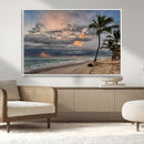 Tropical Storm Wall Art Canvas Print – Framed Moody Beach by MyGreatCanvas | Canvas Wall Art Prints | Photo Prints & Wall Decor
