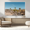 Joshua Tree Wall Art Canvas Print – Framed Desert Landscape