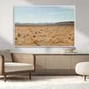 Desert Plains Wall Art Canvas Print, Golden Light Over Dry by MyGreatCanvas | Canvas Wall Art Prints | Photo Prints & Wall Decor