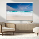 Ocean Breeze Wall Art Canvas Print, Aqua Waves and Coastal by MyGreatCanvas | Canvas Wall Art Prints | Photo Prints & Wall Decor