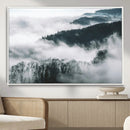 Foggy Forest Landscape Wall Art Canvas Print – Misty by MyGreatCanvas | Canvas Wall Art Prints | Photo Prints & Wall Decor