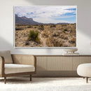 Texas Desert Landscape Wall Art Canvas Print – Rugged by MyGreatCanvas | Canvas Wall Art Prints | Photo Prints & Wall Decor
