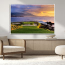Pebble Beach Golf Wall Art Canvas Print – Iconic Coastal by MyGreatCanvas | Canvas Wall Art Prints | Photo Prints & Wall Decor