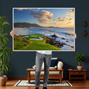 Pebble Beach Golf Links Wall Art Canvas Print – Iconic