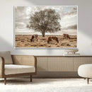 Texas Longhorn Cattle Wall Art, Rustic Western Ranch Canvas by MyGreatCanvas | Canvas Wall Art Prints | Photo Prints & Wall Decor