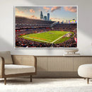 Chicago Bears Soldiers Field Wall Art Canvas Print – Framed