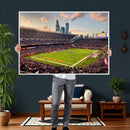 Chicago Bears Soldiers Field Wall Art Canvas Print – Framed