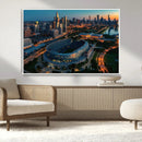 Chicago Bears Soldiers Field Wall Art Canvas Print – Framed