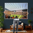 Cleveland Browns Stadium Wall Art Canvas Print – Framed NFL