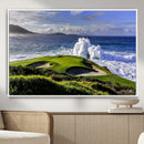 Ocean Waves Crashing Wall Art Canvas Print – Dramatic Rocky by MyGreatCanvas | Canvas Wall Art Prints | Photo Prints & Wall Decor