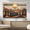 Wood Mountain Wall Art Canvas Print – Layered Forest and by MyGreatCanvas | Canvas Wall Art Prints | Photo Prints & Wall Decor