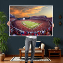 Dooley Stadium Wall Art, Sports Arena Canvas Print, Dooley