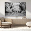 Wild Elephant Wall Art Canvas Print by MyGreatCanvas | Canvas Wall Art Prints | Photo Prints & Wall Decor