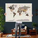 World Map Wall Art Print