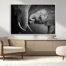Elephant Family Wall Art Canvas, Framed Elephant Family by MyGreatCanvas | Canvas Wall Art Prints | Photo Prints & Wall Decor