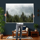 Misty Mountain Forest Wall Art Canvas Print by MyGreatCanvas | Canvas Wall Art Prints | Photo Prints & Wall Decor