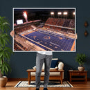 Boise State Stadium Large Wall Art Canvas Print for Living
