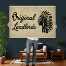 Original Landlords Wall Art Canvas Print, Native American by MyGreatCanvas | Canvas Wall Art Prints | Photo Prints & Wall Decor