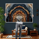 Abstract Wood Grain Canvas Print, Tree Ring Pattern Wall by MyGreatCanvas | Canvas Wall Art Prints | Photo Prints & Wall Decor