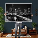 Austin Skyline Wall Art Canvas Print, Austin Downtown Night by MyGreatCanvas | Canvas Wall Art Prints | Photo Prints & Wall Decor