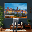 Baltimore Skyline Wall Art Canvas Print, Baltimore Downtown by MyGreatCanvas | Canvas Wall Art Prints | Photo Prints & Wall Decor