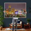 Baltimore Skyline Wall Art Canvas Print, Baltimore Downtown by MyGreatCanvas | Canvas Wall Art Prints | Photo Prints & Wall Decor