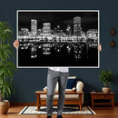 Baltimore Skyline Wall Art Canvas Print, Baltimore Downtown by MyGreatCanvas | Canvas Wall Art Prints | Photo Prints & Wall Decor