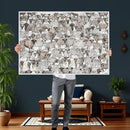 Abstract Texas Cow Wall Art Canvas Print - Farm Longhorn by MyGreatCanvas | Canvas Wall Art Prints | Photo Prints & Wall Decor