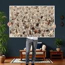 Abstract Longhorn Wall Art Canvas Print - Farm Animal by MyGreatCanvas | Canvas Wall Art Prints | Photo Prints & Wall Decor
