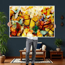 Butterfly Wall Art Canvas Print – Colorful Abstract Nature by MyGreatCanvas | Canvas Wall Art Prints | Photo Prints & Wall Decor